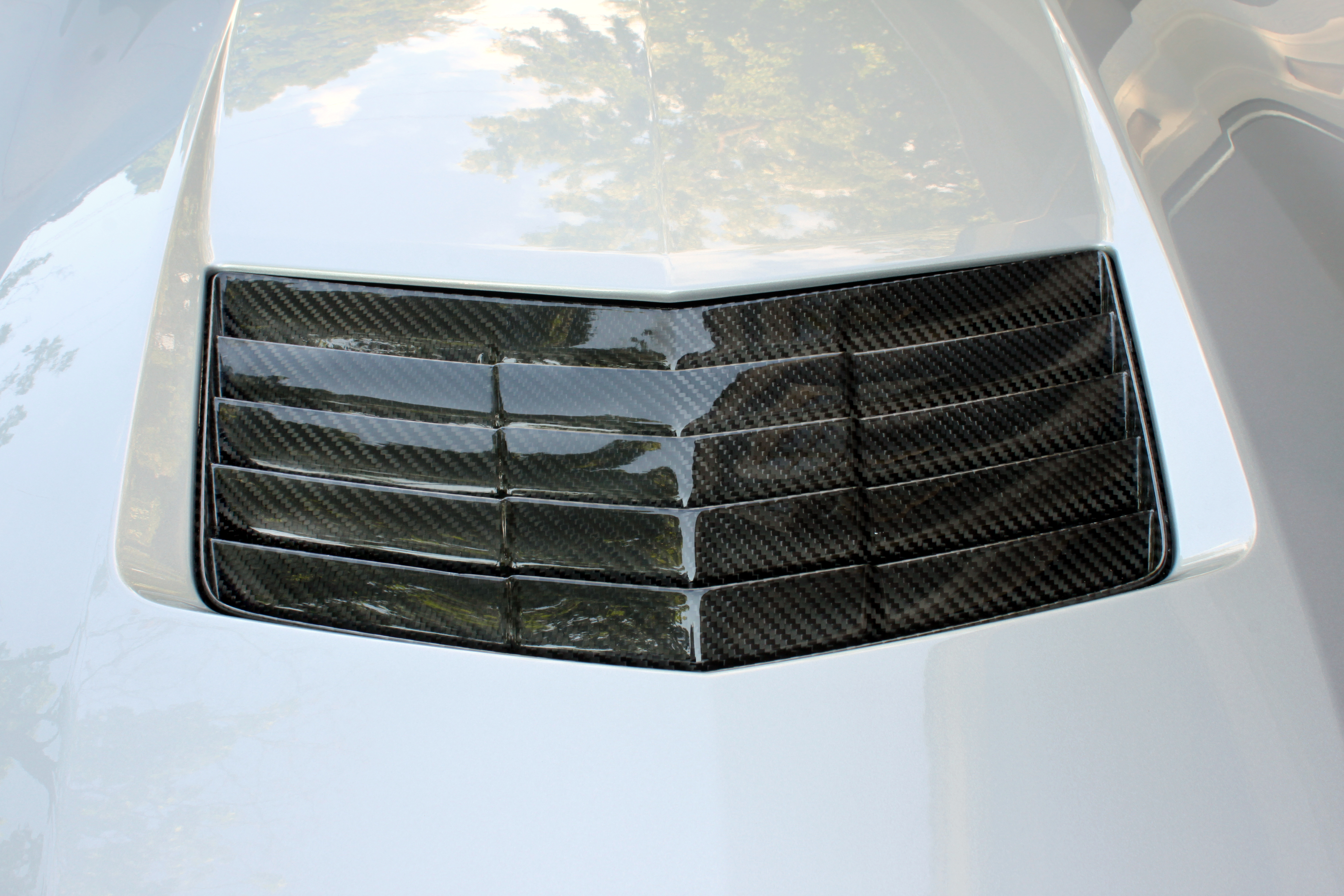 C7 Corvette Stingray Nowicki Carbon Fiber Hood Insert